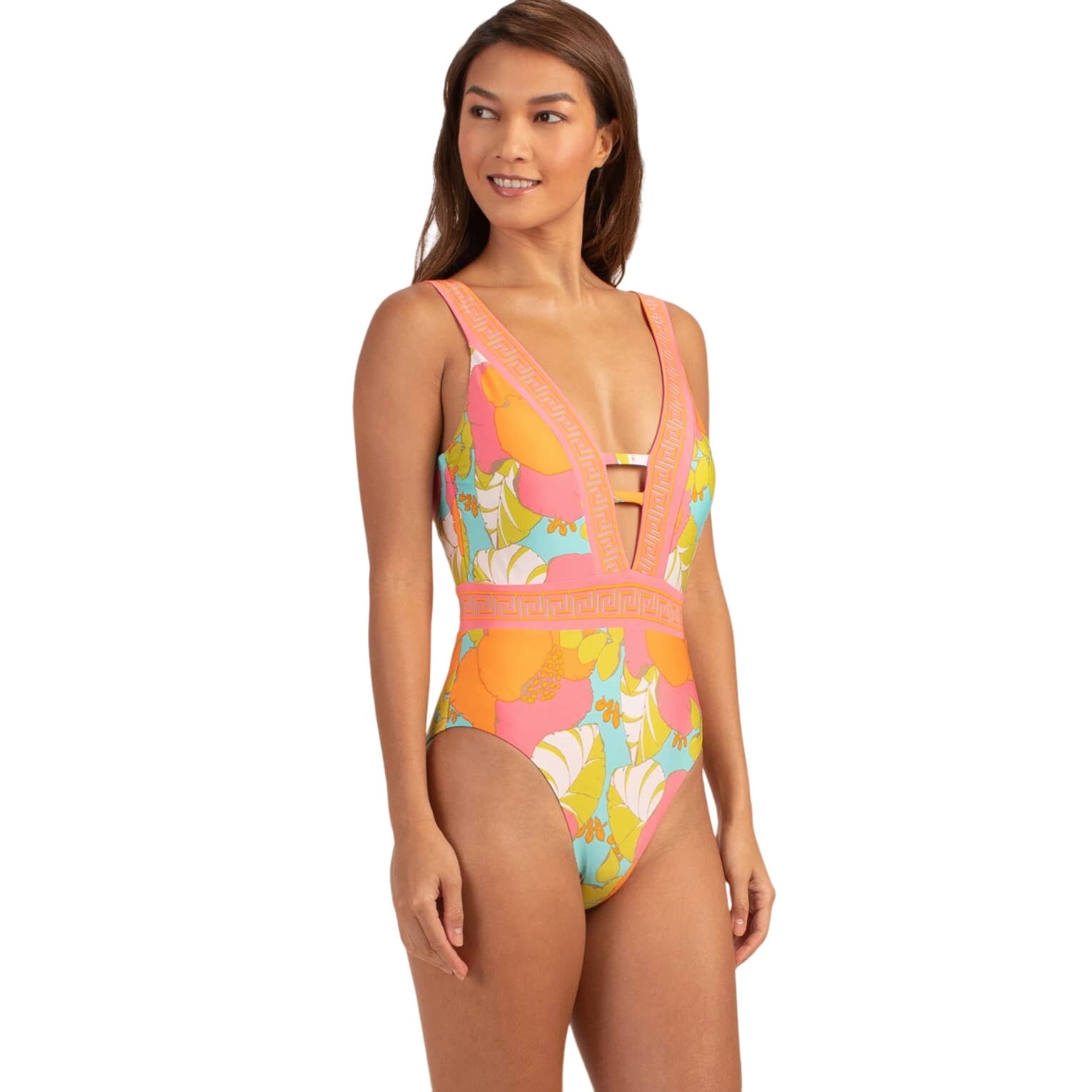 Trina Turk Play Del Flor One Piece Bathing Suit 14